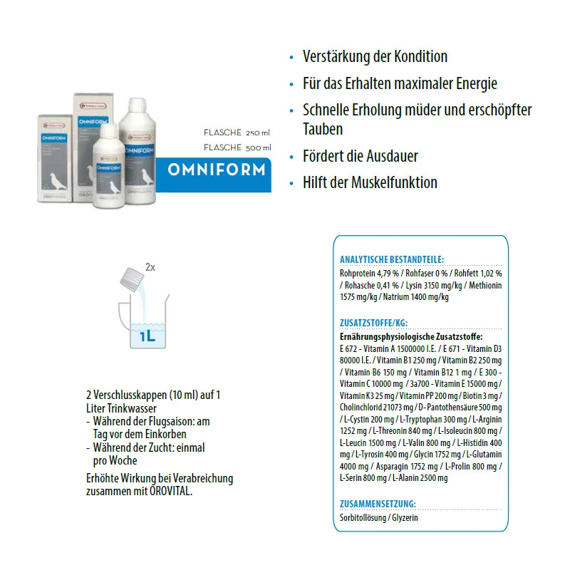 Oropharma Omniform 500ml – Bild 2