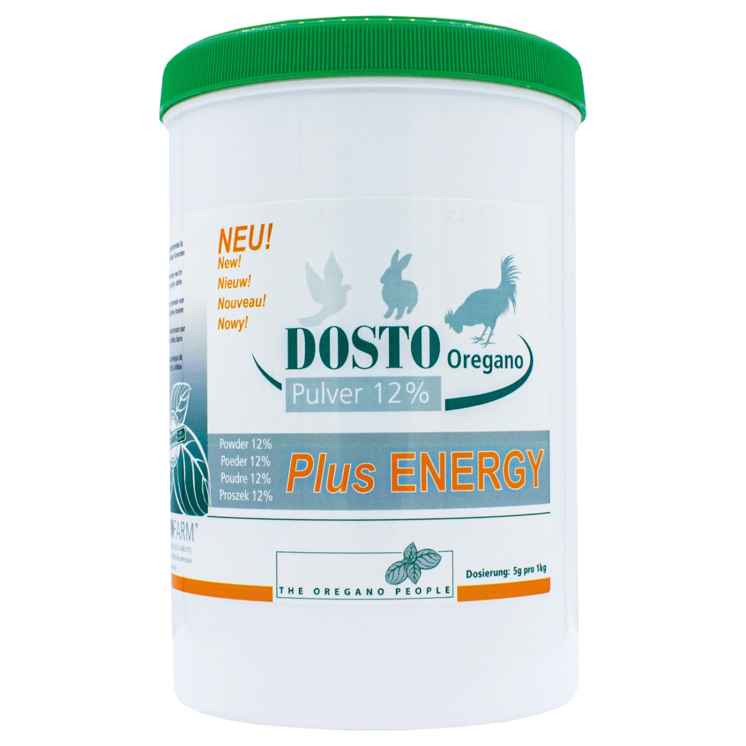 Dosto Oregano Pulver 12% + Plus Energy 500g